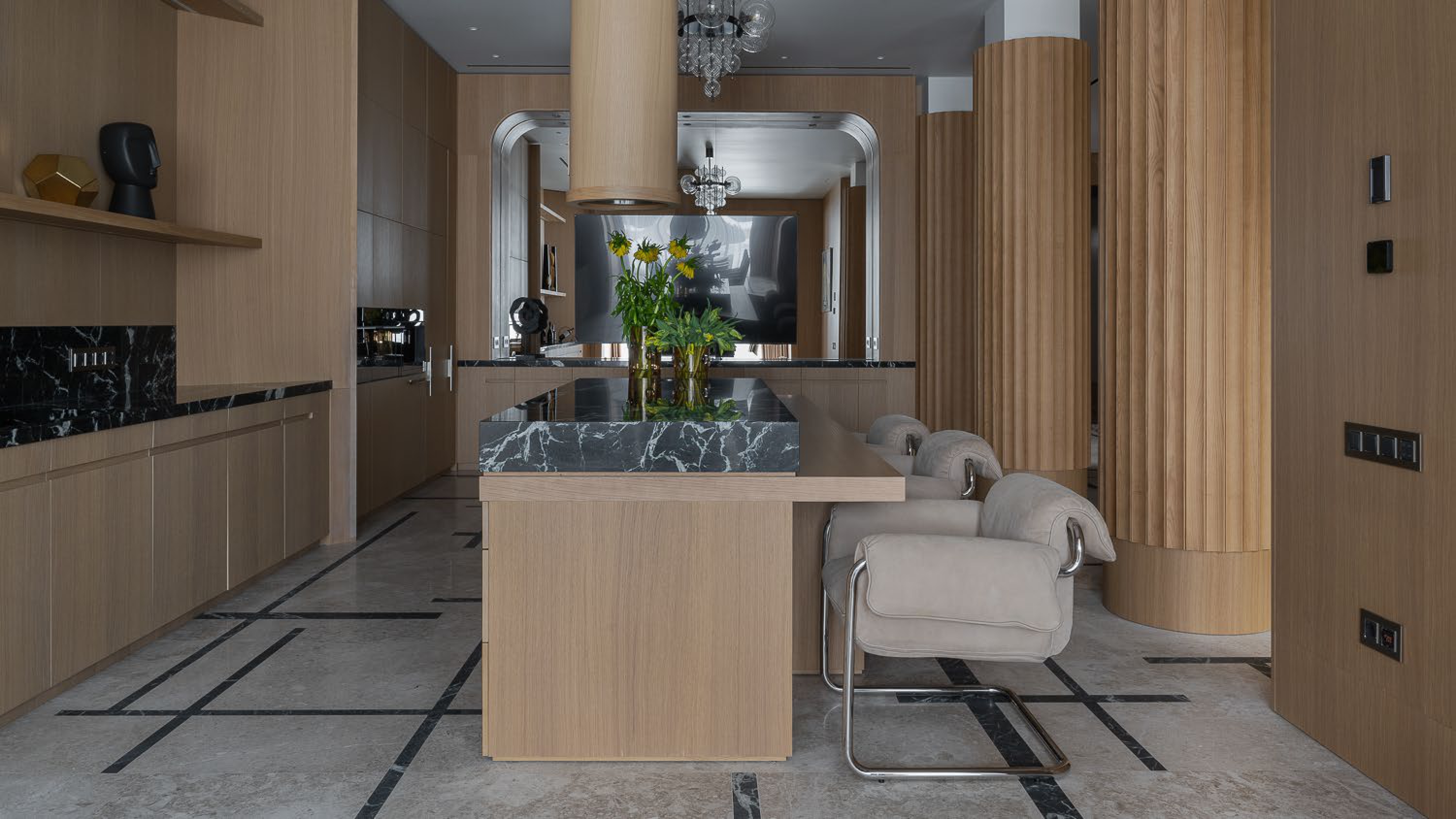 Океанический дом Villa Alora 1400 м² в Миллениум Парке у канала. Мастер-блок 220 м², спа, искусство