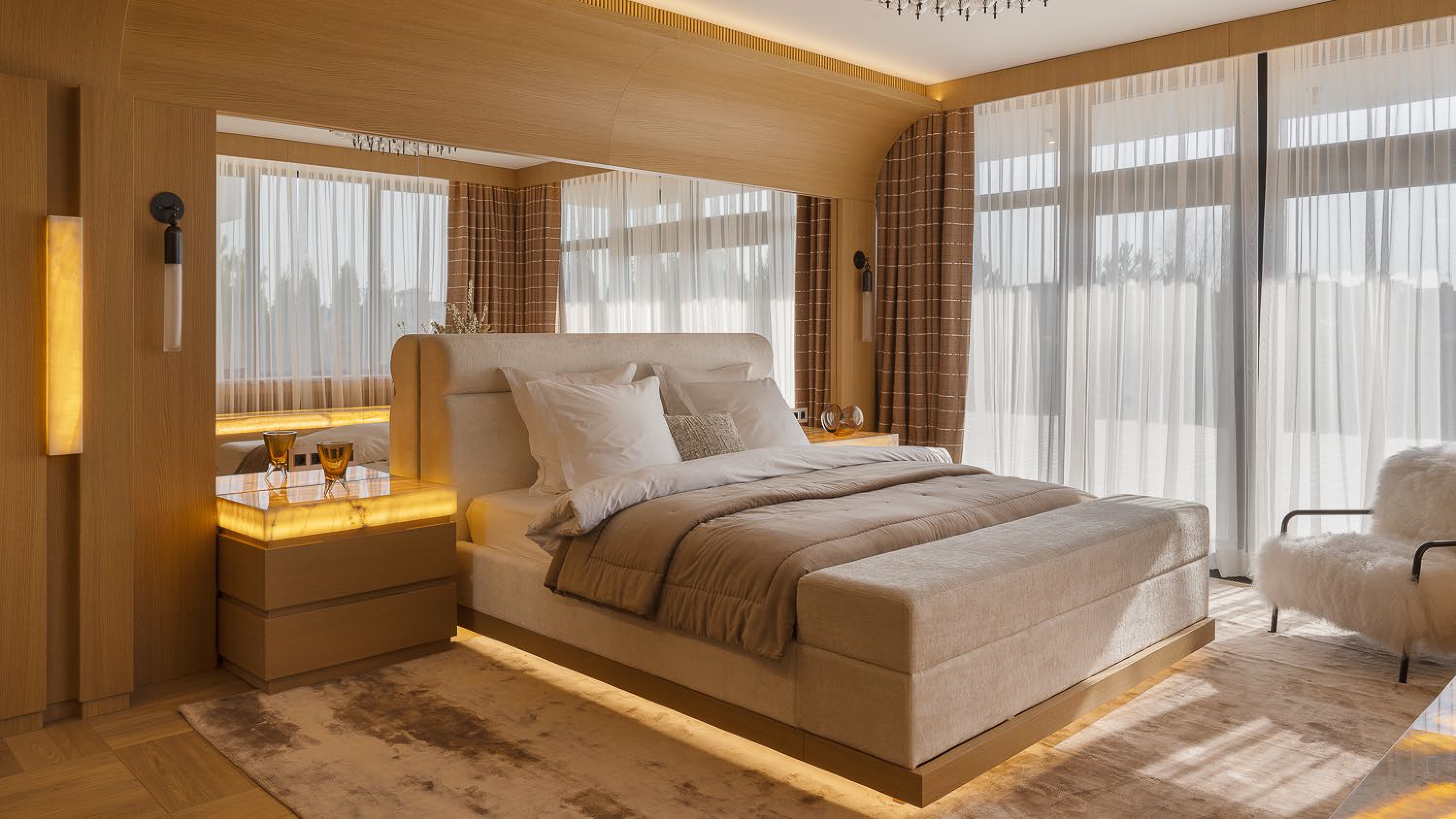 Океанический дом Villa Alora 1400 м² в Миллениум Парке у канала. Мастер-блок 220 м², спа, искусство